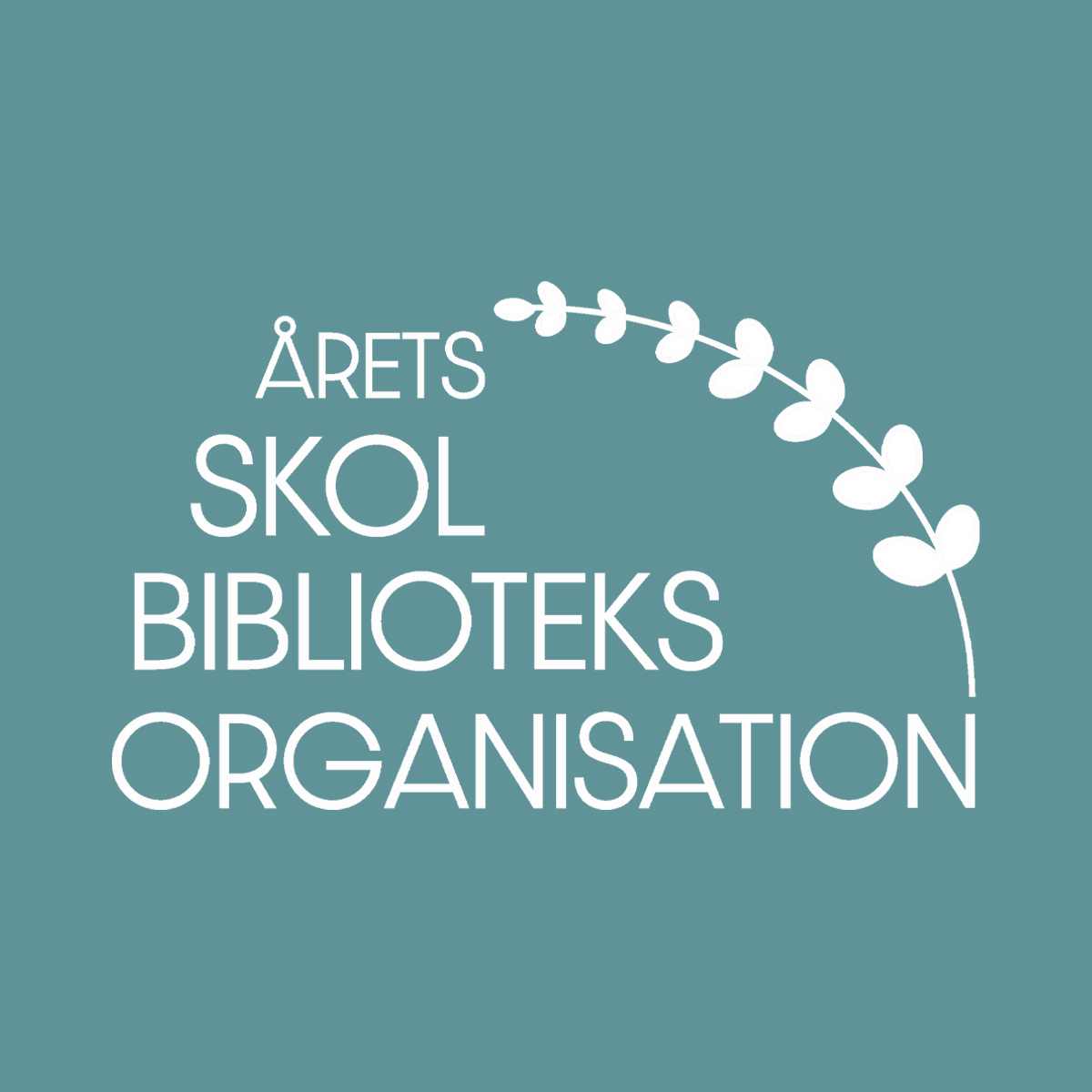 Logotyp "Årets skolbiblioteksorganisation"